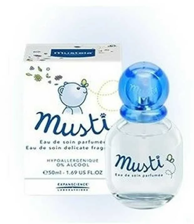 Vaikiškas kvapusis vanduo Mustela Musti Eau De Soin Delicate Fragrance 50ml