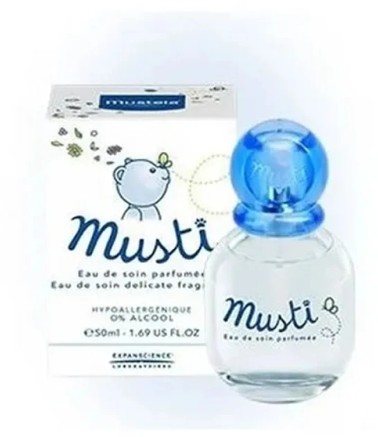 Mustela Musti Eau De Soin Fragrance Delicate Cologne Vanduo, 50 ml