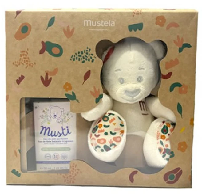 Mustela Musti Terracotta Chest, 50 ml Rinkinys iš 2 vnt
