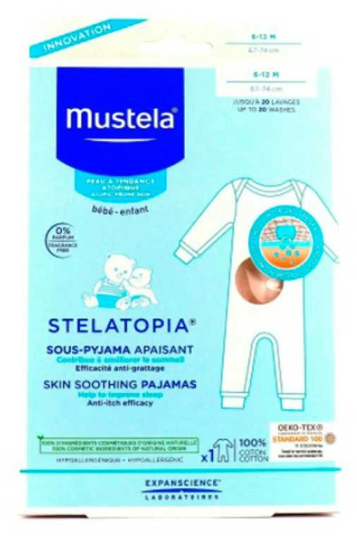"Mustela" odą raminanti pižama "Stelatopia" 6-12 mėn