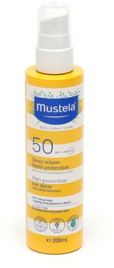 "Mustela" purškiklis nuo saulės 50+ 200ml