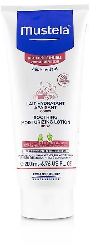 "Mustela labai jautrią odą raminantis drėkinamasis losjonas 200ml