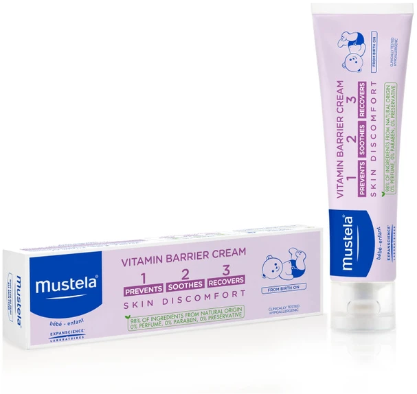 Mustela Vitamin Barrier kremas, 100 ml