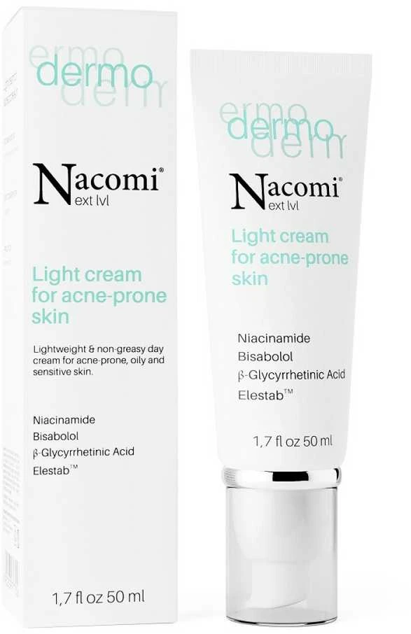 Nacomi Next Level Dermo – odai nuo spuogų, 50 ml