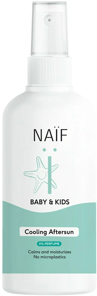 NAÏF Vaikų purškalas po saulės be kvepalų Baby - Kids (Cooling Aftersun 0% Perfume) 175 ml