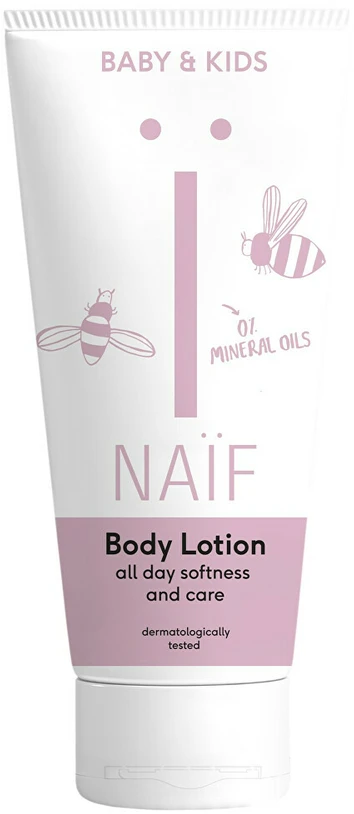 NAÏF minkštinamasis kūno losjonas vaikams ir kūdikiams Baby - Kids (Softening Losjonas kūnui) 200 ml