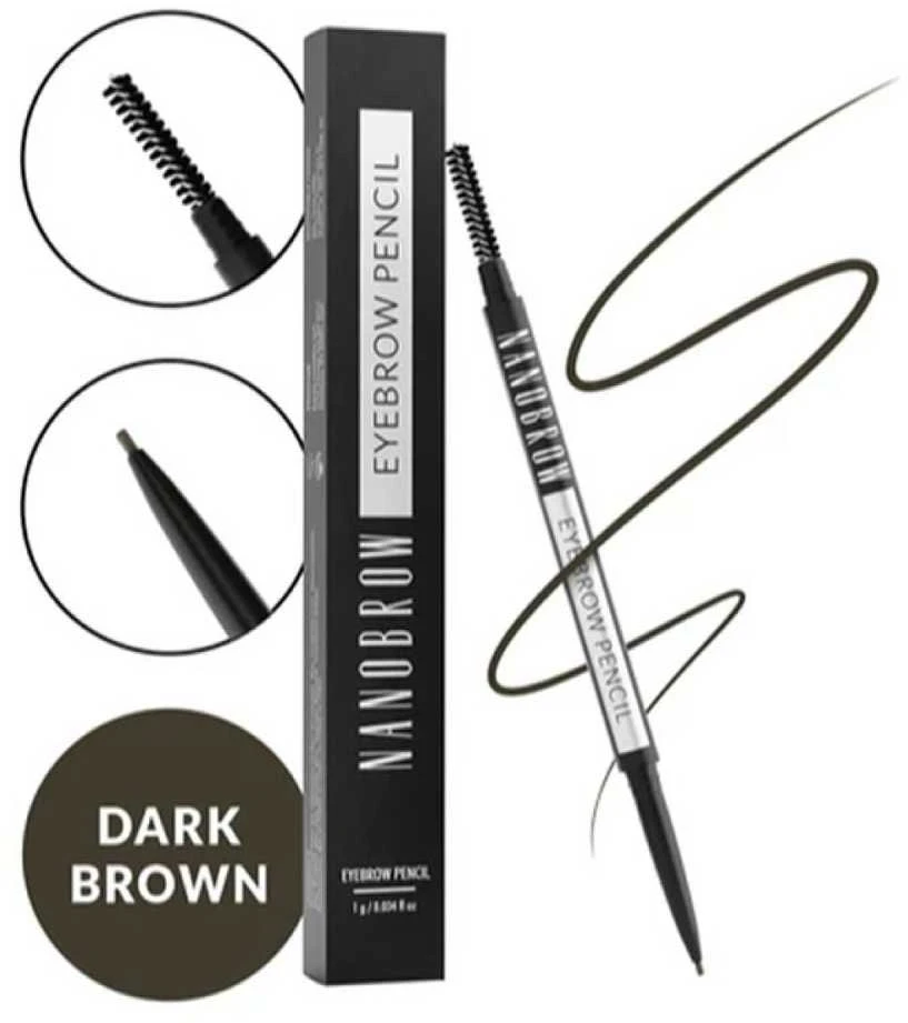 Nanobrow Eyebrow Pieštukas Dark Brown, 1 g