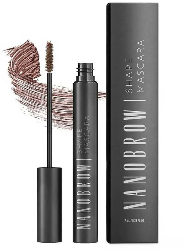 Nanobrow Shape Blakstienų tušas Brown, 7 ml