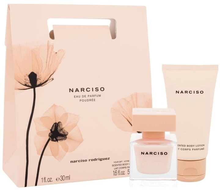Narciso Rodriguez Narciso Poudrée EDP rinkinys moterims (EDP 30 ml + Losjonas kūnui 50 ml)