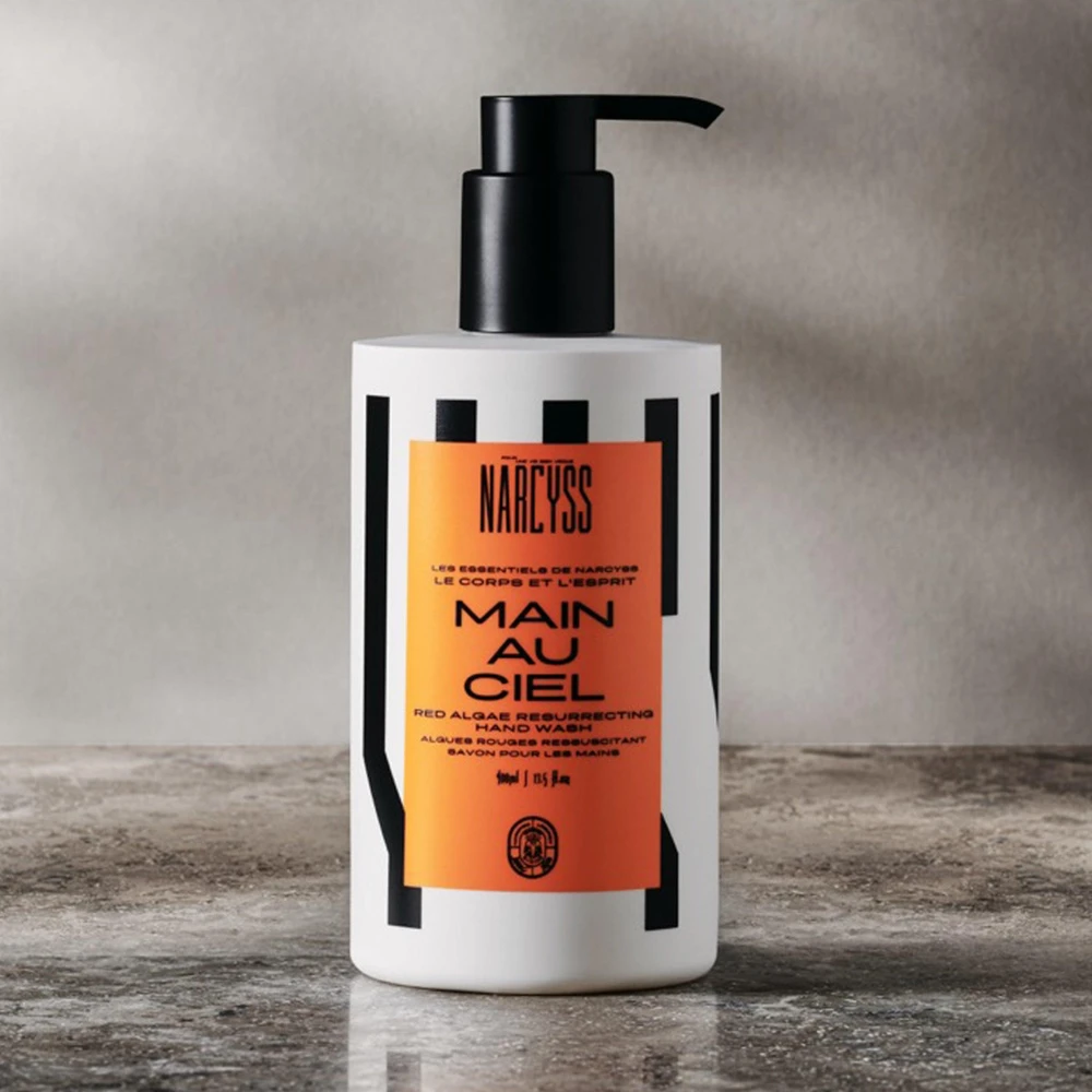 NARCYSS Main Au Ciel Raudona Algae Surrecting Rankų muilas skystas rankų muilas, 400 ml