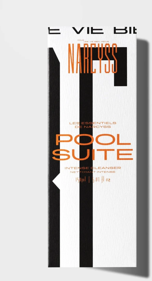 NARCYSS Pool Suit Valiklis švelnus veido prausiklis vyrams, 150 ml