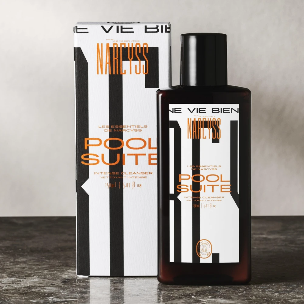 NARCYSS Pool Suit Valiklis švelnus veido prausiklis vyrams, 150 ml