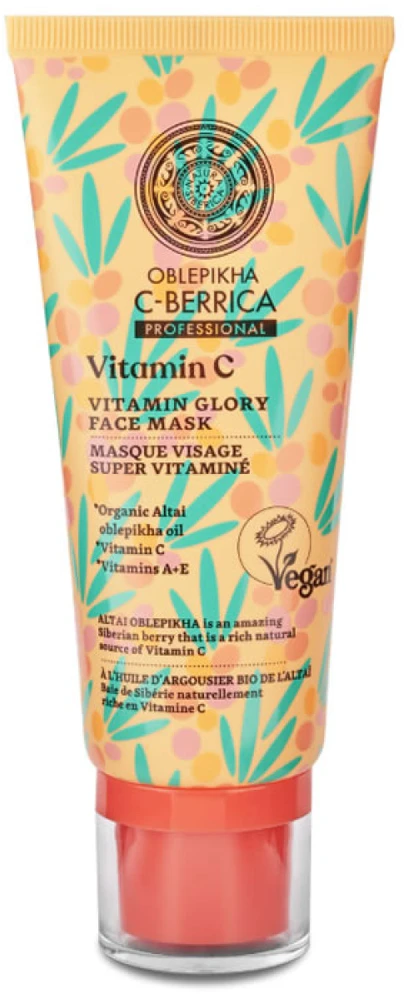 Natura Siberica „Daaed“ vitamino „Glory“ veido kaukė, 100 ml