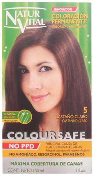 Naturaleza Y Vida Coloursafe Permanent Color 5 šviesiai rudas, 150 ml