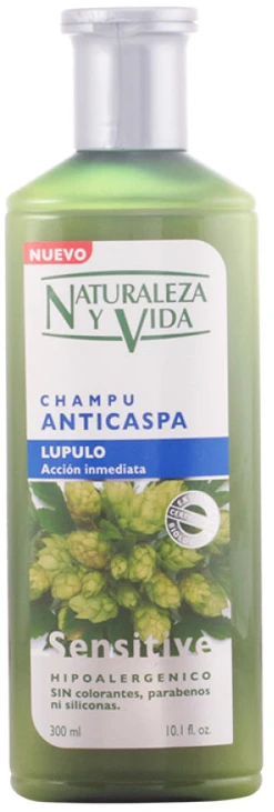 Naturaleza Y Vida Nuo pleiskanų Sensitive Šampūnas, 300 ml
