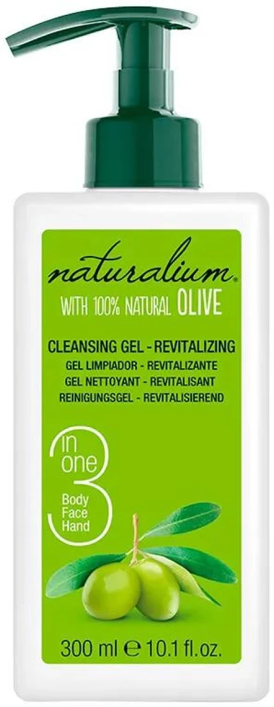 Naturalium Cleasing Gel Revitalizing Natural Olive, 300 ml