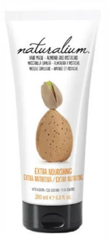 Naturalium migdolų ir pistacijų plaukų kaukė, 200 ml