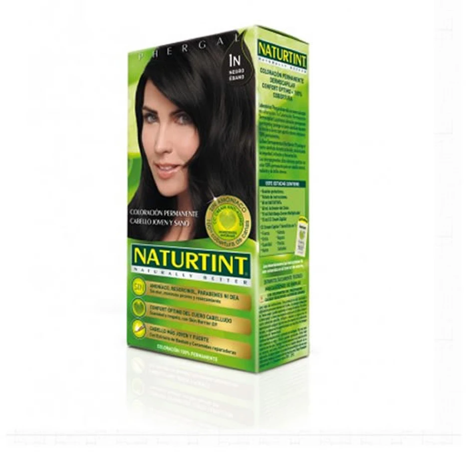 Naturtint 1N plaukų dažai be amoniako 150ml