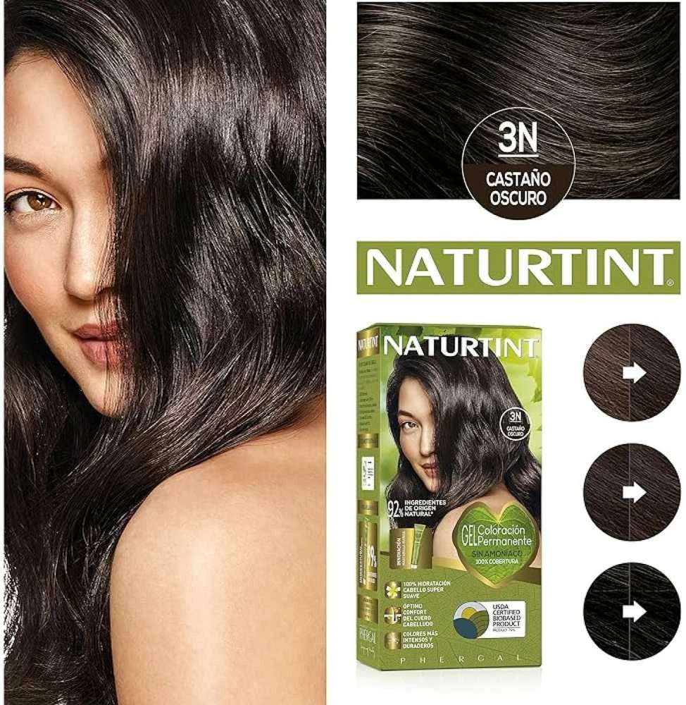 Naturtint 3N Ammonia Free Hair Colour plaukų dažai be amoniako, spalva: 3N Dark chestnut ruda