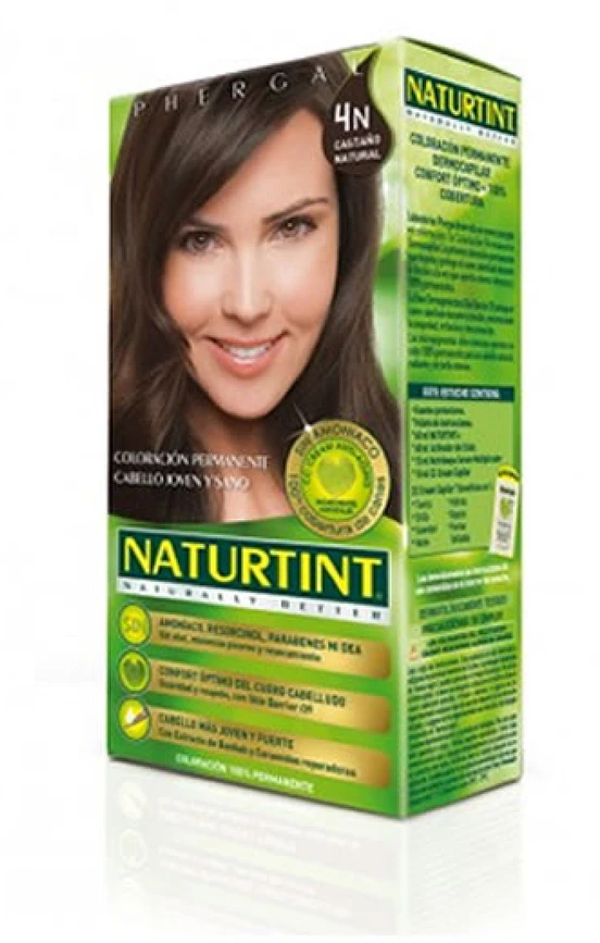 Naturtint 4N plaukų dažai be amoniako 150ml