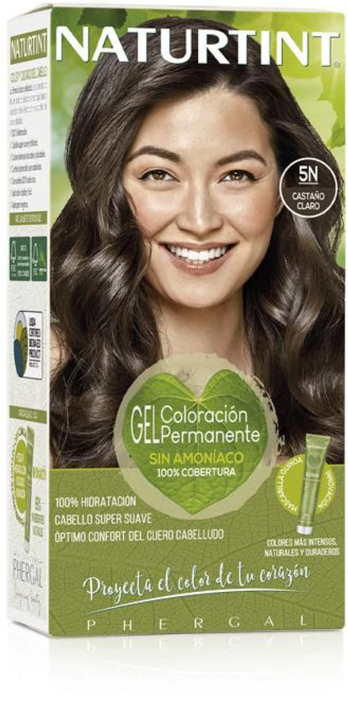 Naturtint 5N Plaukų dažai be amoniako, 150ml