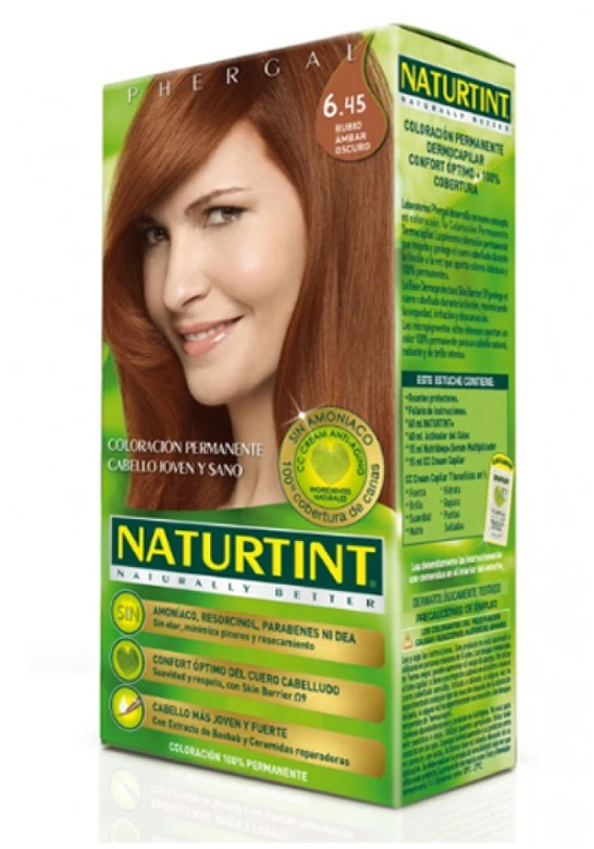 Plaukų dažai be amoniako Naturtint 6.45 , 150ml