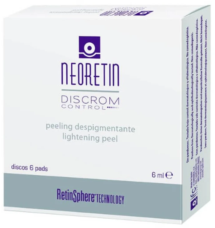 "Neoretin Discrom Control Peeling Lightening Peel" 6 pagalvėlės