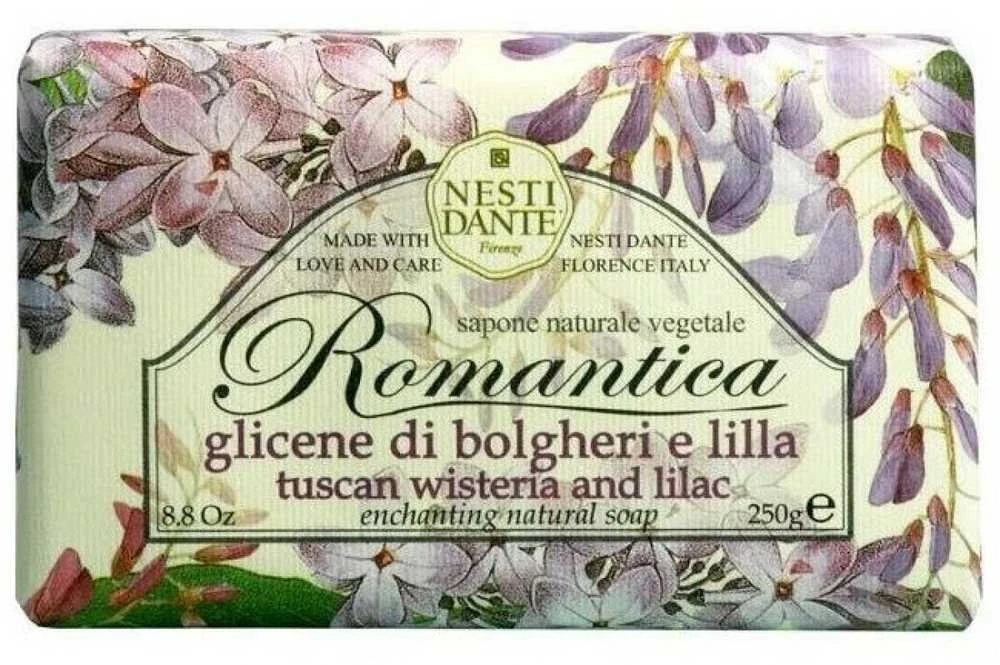 NESTI DANTE ROMANTICA TUSCAN WISTERIA & LILAC muilas, 250 g