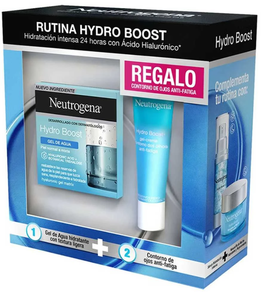 "Neutrogena Hydro Boost" drėkinamųjų veido odos priemonių rinkinys - kremas 50 ml , 2 vnt