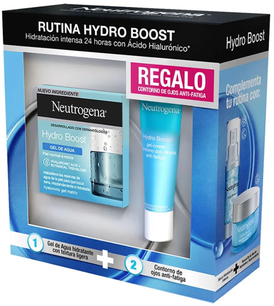 "Neutrogena Hydro Boost" drėkinamųjų veido odos priemonių rinkinys - kremas 50 ml , 2 vnt