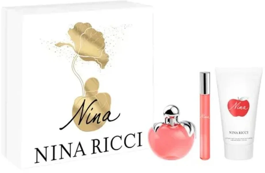 Nina Ricci Nina Eau De Toilette Purškiklis, 50 ml Set 3 Pieces
