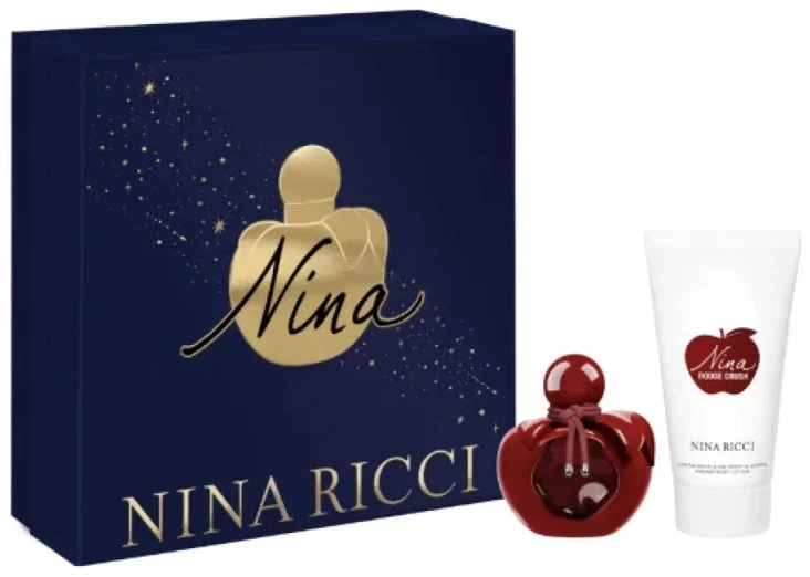 Nina Ricci Nina Rouge Crush Eau De Parfum Purškiklis, 50 ml Set 2 Pieces
