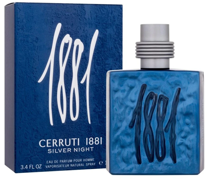 Nino Cerruti Cerruti 1881 Sidabrinis Night EDP parfumuotas vanduo vyrams, 100 ml