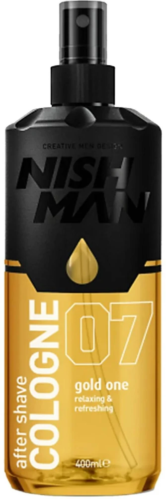 NISH MAN NISHMAN After Shave Cologne Gold One losjonas po skutimosi, 400 ml
