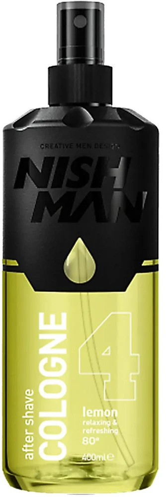NISH MAN NISHMAN After Shave Cologne Lemon losjonas po skutimosi, 400 ml