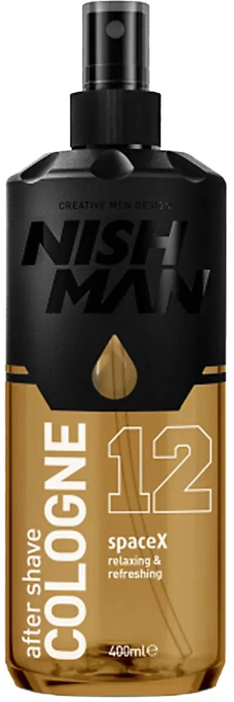 NISH MAN NISHMAN After Shave Cologne SpaceX losjonas po skutimosi, 400 ml