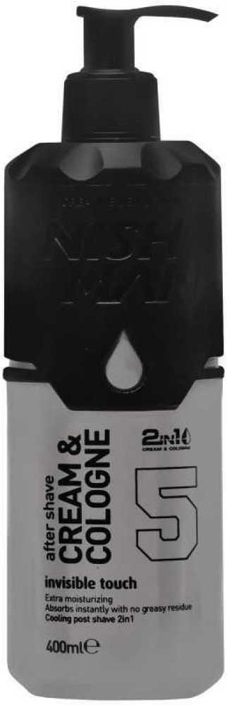Nishman After Shave 2 in 1 Kreminis & Cologne Invisible Touch kremas ir losjonas po skutimosi, 400 ml