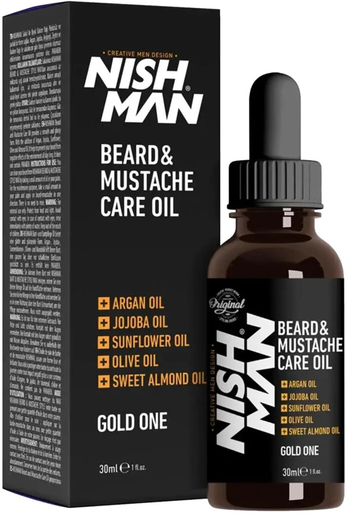 NISHMAN Beard and Mustache Care Oil, 30 ml