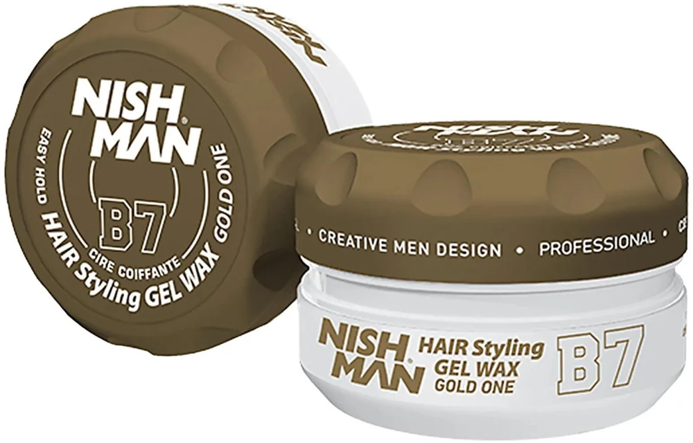NISHMAN Hair Styling Wax Gold One plaukų formavimo vaškas, 150 ml