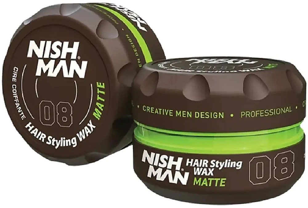 NISHMAN Hair Styling Wax Matte plaukų formavimo vaškas, 150 ml