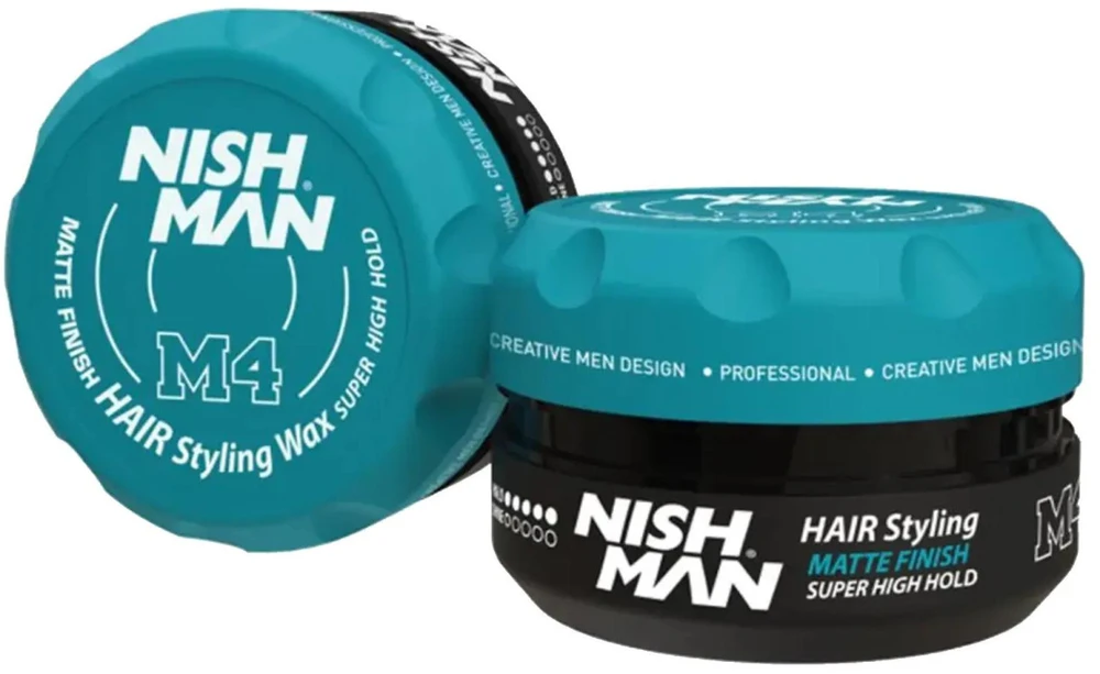 NISHMAN Matte Finish Super High Hold Wax M4, 132 g