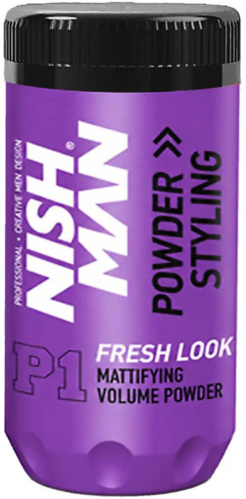 NISHMAN Powder Hair Styling Wax Fresh plaukų modeliavimo vaškas, 20 g