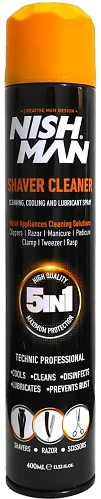NISHMAN Shaver Cleaner 5in1, 400 ml