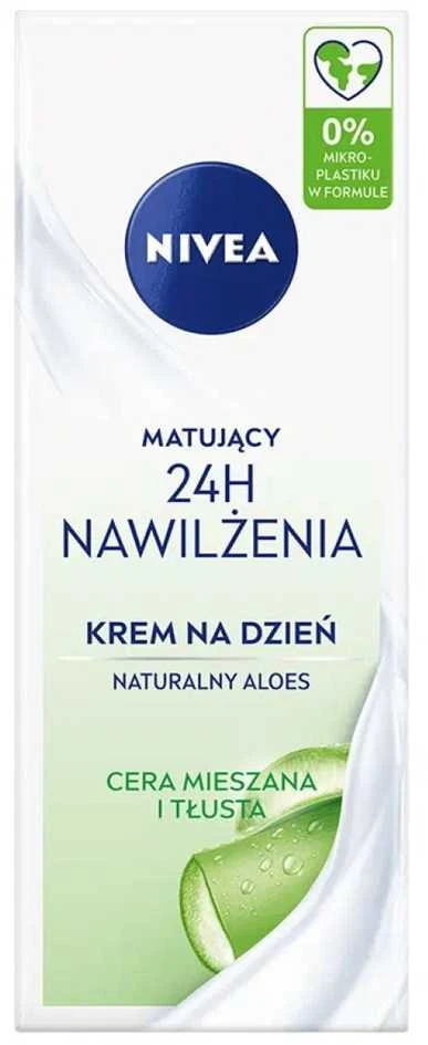Nivea 24H drėkinamasis mišriai ir riebiai odai, 50 ml