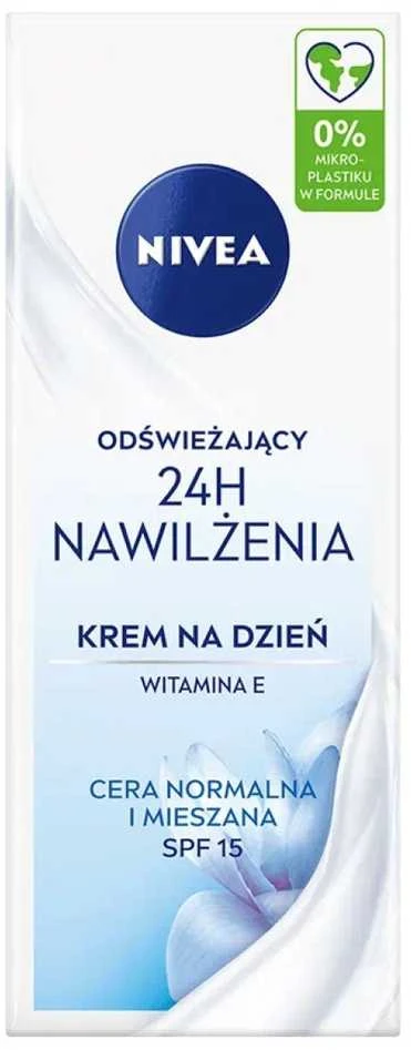 Nivea 24H drėkinamasis normaliai ir mišriai odai, 50 ml