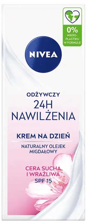 Nivea 24H Nawilżenia Cera Sucha i Wrażliwa, 50 ml