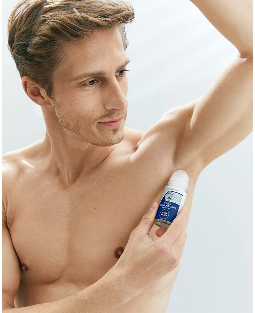 Nivea Men Derma Dry antiperspirantas naudojimo metu