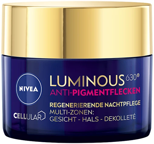 Nivea Cellular Luminous 630 Anti- (Naktinis kreminis), 50 ml