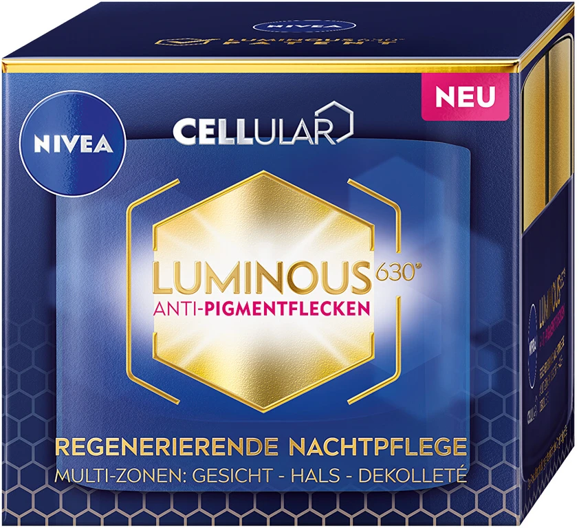 Nivea Cellular Luminous 630 Anti- (Naktinis kreminis), 50 ml