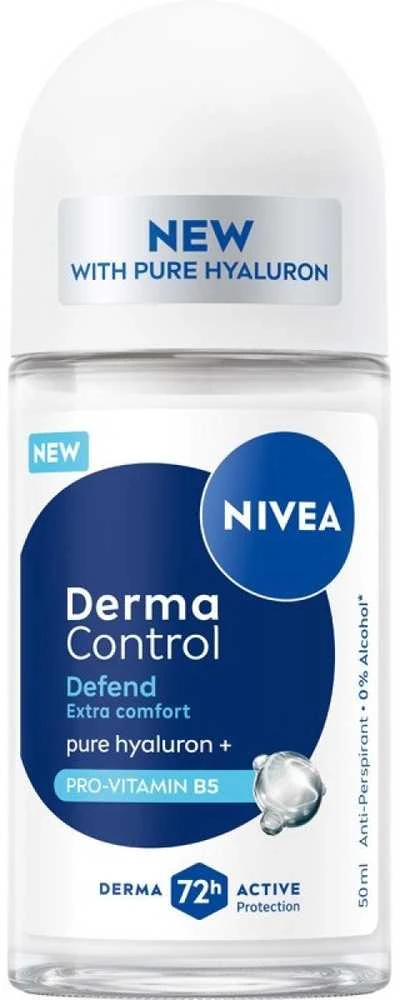Nivea Derma Control Defend rutulinis dezodorantas su hialuronu